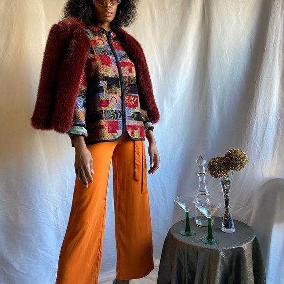 Vintage printed blazer/coat - Picture 3 of 12